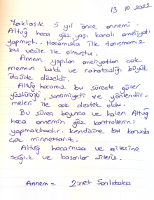 Altuğ hoca göz yaşı kanalı ameliyatı yapmıştı