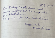 Botoks sayesinde çok rahatladım