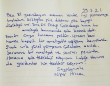 Şimdi çok güzel görüyorum, gözlerim açıldı.